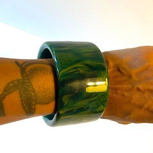 1940's Blue Moon Bakelite Bangle